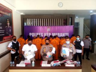 Ekspos Narkoba, Polres Meranti berhasil ungkap 11 kasus dalam dua bulan